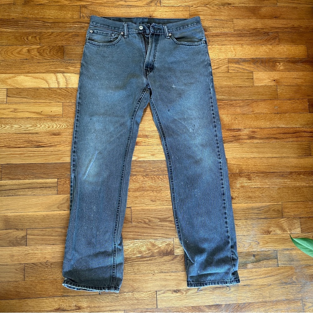 Levi’s 505 Black/Gray Jeans – 34x34 – Made in USA